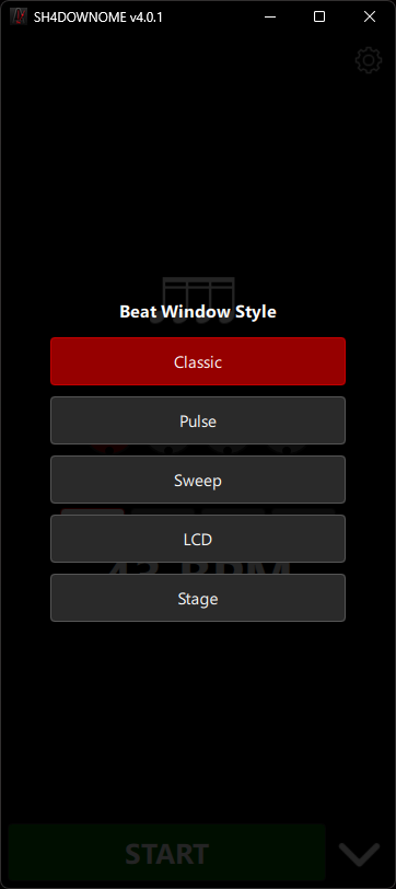 Beat Window styles
